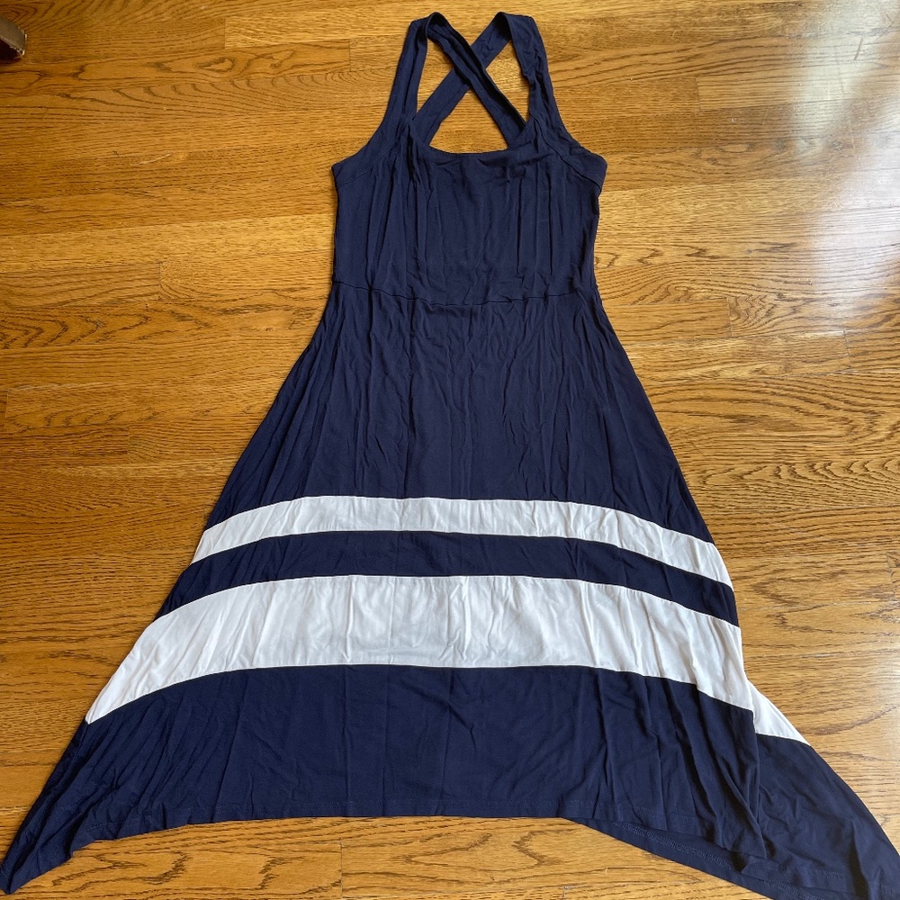 SUMMER Knit Lightweight Nautical dress